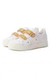 Кожаные кеды Moschino