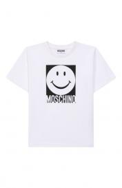 Хлопковая футболка Moschino