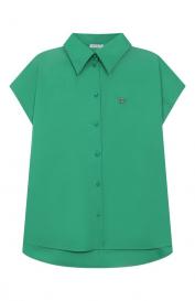 Рубашка из хлопка и шелка Dolce&Gabbana