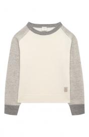 Пуловер  изо льна и хлопка Eleventy