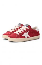 Замшевые кеды Super-Star GOLDEN GOOSE DELUXE BRAND