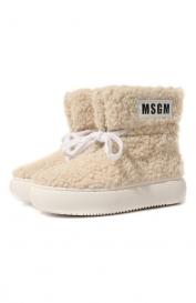 Утепленные ботинки MSGM Kids