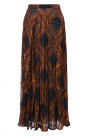 Шелковая юбка Saint Laurent