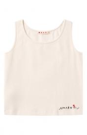 Хлопковая майка Marni