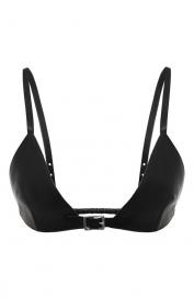 Кожаный топ Saint Laurent