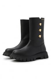 Кожаные полусапоги Moschino