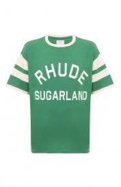 Хлопковая футболка Rhude