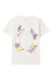 Хлопковая футболка Stella McCartney