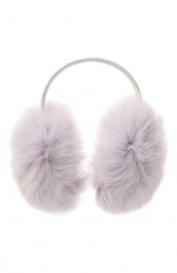 Меховые наушники из лисы Yves Salomon