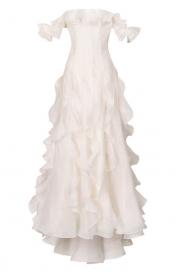 Платье изо льна и шелка YVON