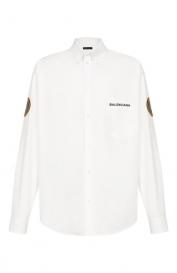 Хлопковая рубашка Balenciaga