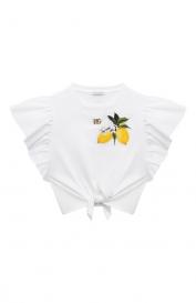 Хлопковый топ Dolce&Gabbana
