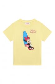 Хлопковая футболка MC2 Saint Barth