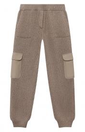 Брюки из кашемира и шерсти Brunello Cucinelli
