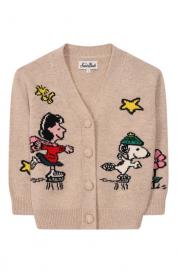 Кардиган из шерсти и вискозы MC2 Saint Barth