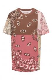 Хлопковая футболка The Attico