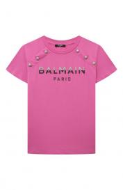 Хлопковая футболка Balmain