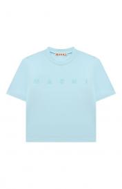 Хлопковая футболка Marni