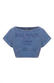 Хлопковая футболка Balmain
