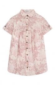 Льняное платье-рубашка Brunello Cucinelli