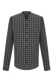 Рубашка из вискозы и льна HANNES ROETHER