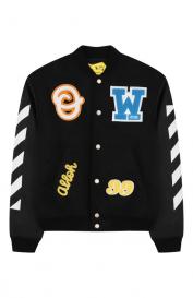 Шерстяной бомбер Off-white