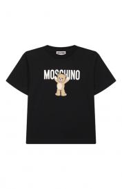 Хлопковая футболка Moschino