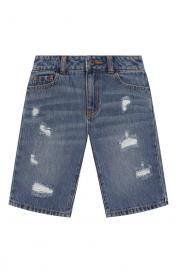 Джинсовые шорты Moschino