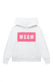 Хлопковое худи MSGM Kids