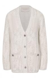 Кардиган из шерсти и хлопка AND the brand