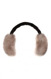 Меховые наушники из норки и соболя VICTORIA KUSENKOVA