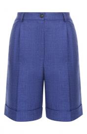 Шорты из шерсти и шелка KITON