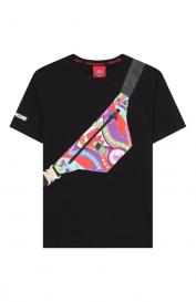 Хлопковая футболка Sprayground