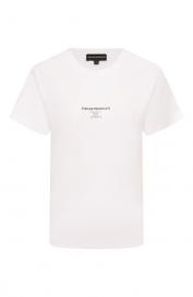 Хлопковая футболка Emporio Armani