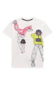 Хлопковая футболка Fendi