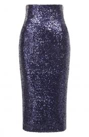 Юбка с отделкой пайетками KITON