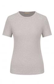 Футболка из хлопка и шелка 12 STOREEZ