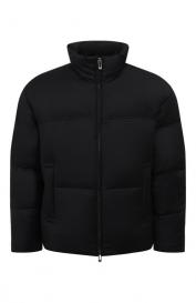Пуховик из шерсти и вискозы Emporio Armani