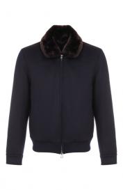 Бомбер с подкладкой из бобра ANDREA CAMPAGNA