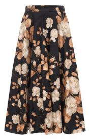 Юбка из хлопка и шелка Dolce&Gabbana