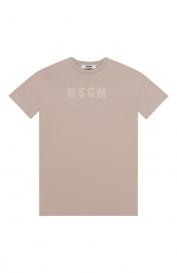 Хлопковое платье MSGM Kids