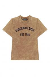 Хлопковая футболка DSquared2