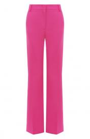 Брюки из шерсти и шелка Valentino