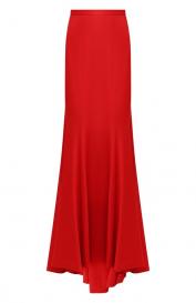 Однотонная юбка-макси на молнии Brandon Maxwell