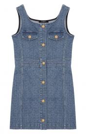 Джинсовый сарафан Balmain