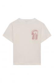 Хлопковая футболка IL GUFO