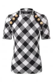 Хлопковый топ Balmain