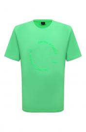 Хлопковая футболка Boss Green