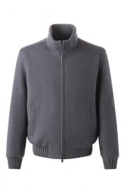 Кашемировый бомбер с подкладкой из норки MVST