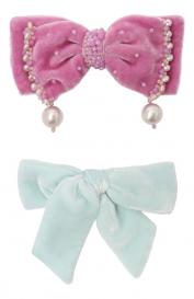Комплект из двух бантов Pink Olivka